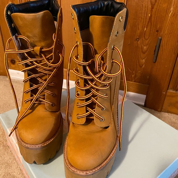 Jeffrey Campbell HBIC Wheat platform Boot - Picture 10 of 10